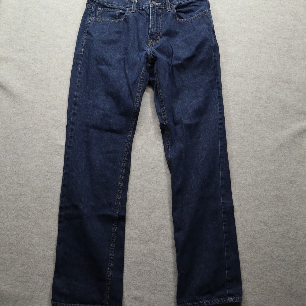 Old Navy Straight Leg Jeans 33x32 Dark Wash Denim Classic 5-Pocket Cotton